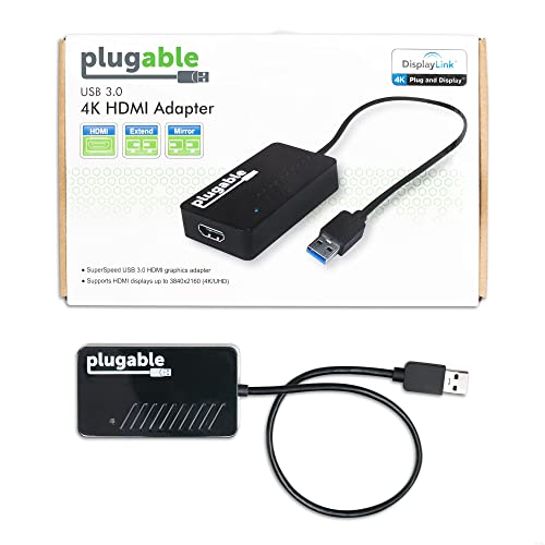 Plugable USB 3.0 to HDMI Conversion adapter 4K30Hz 2K 1080p DisplayLink NEW_6