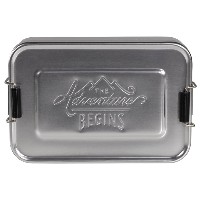 GENTLEMEN'S HARDWARE LUNCH BOX ALUMINUM SILVER 5912009SI 900ml AGEN026 NEW_1