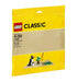 Lego Classic base plate (beige) 10699 ABS 1 piece Czech Republic Age:4-99 NEW_2
