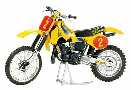 Tamiya 1/12 Motorcycle series No.13 Suzuki RM250 Motocrosser Plastic Model Kit_1
