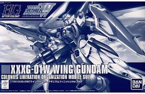 BANDAI HGAC 1/144 XXXG-01W WING GUNDAM TITANIUM FINISH Ver Plastic Model Kit NEW_1