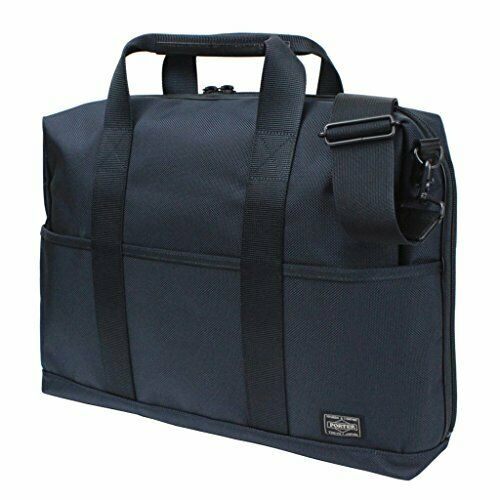 YOSHIDA PORTER STAGE 2WAY BRIEFCASE(L) Business Bag Navy NEW from Japan_1