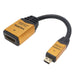 HORIC HDMI Conversion adapter 7cm HDMI Female to HDMI Micro Male ‎HDM07-330ADG_1