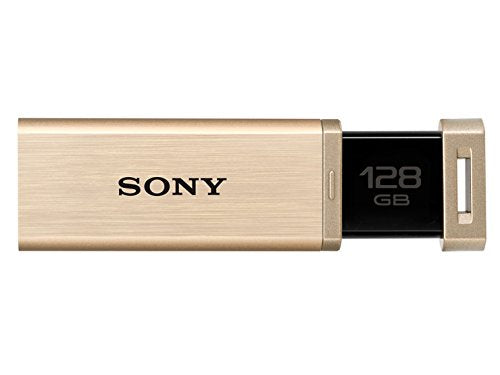 Sony USB3.0 corresponding USB Memory 128GB Gold cap Les USM128GQXN NEW_1