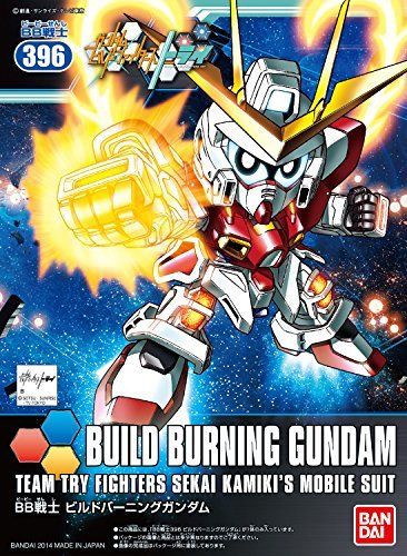 BANDAI SDBF BB Senshi BUILD BURNING GUNDAM Model Kit Build Fighters NEW Japan_1