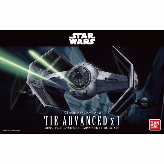 BANDAI 1/72 TIE ADVANCED x1 Plastic Model Kit STAR WARS from Japan_1