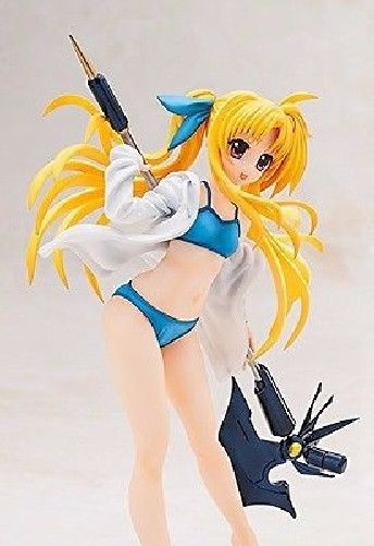 Magical Girl Lyrical Nanoha Fate Testarossa Swimsuit Parka style 1/8 PVC Figure_2