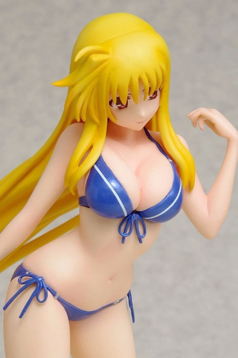 WAVE BEACH QUEENS Magical Girl Lyrical Nanoha Fate T Harlaown Ver.2 Figure NEW_5