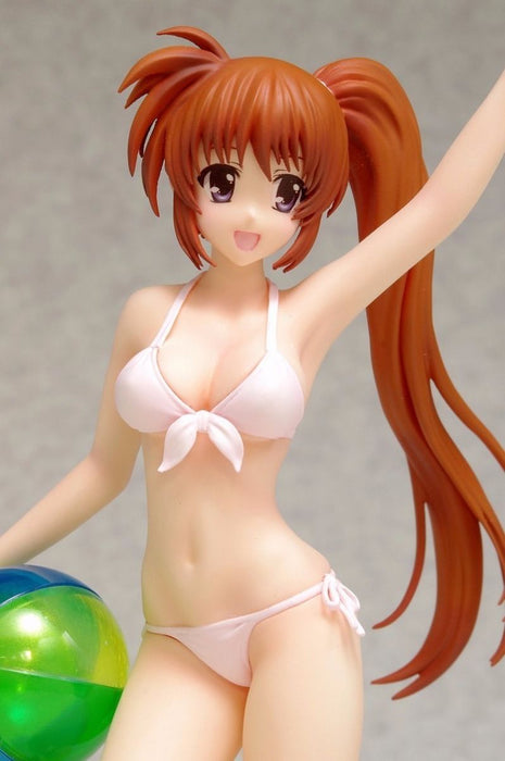 WAVE BEACH QUEENS Magical Girl Lyrical Nanoha Nanoha Takamachi Ver.2 Figure NEW_4