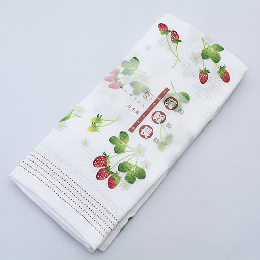 Kontex Imabari Towel Strawberry Face Towel 33x100cm Cotton Made in JAPAN NEW_2