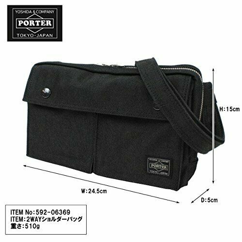 Yoshida Bag PORTER SMOKY 2WAY SHOULDER BAG 592-06369 Navy NEW from Japan_2
