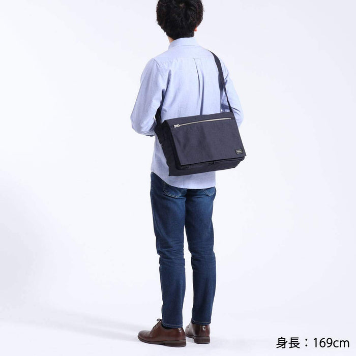 YOSHIDA KABAN PORTER SMOKY SHOULDER BAG S Navy 592-06581 W35xH29xD15cm NEW_3
