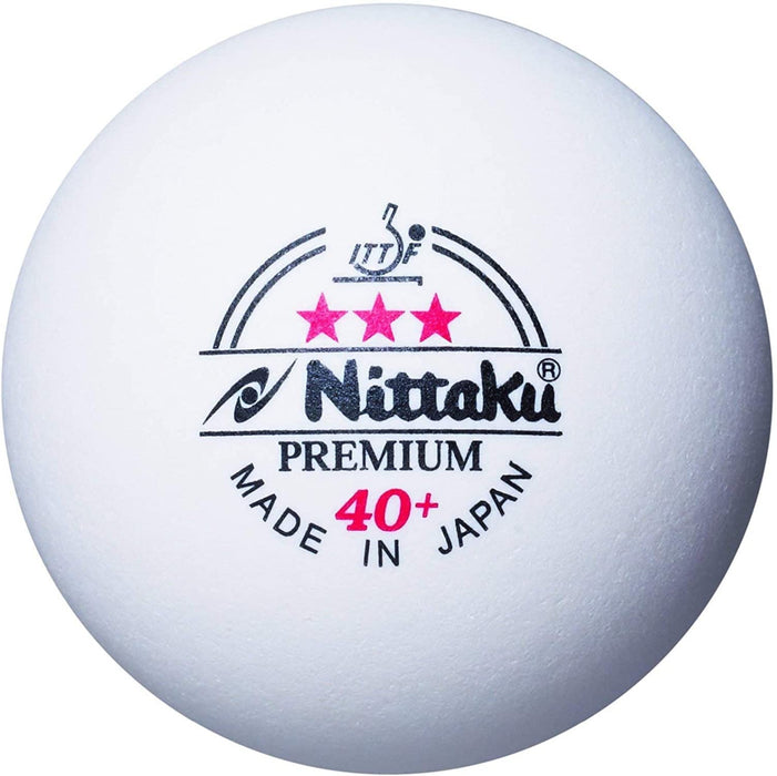 Nittaku NB1300 3-Star Premium 40+ Table Tennis Ball Plastic Ball 3 pcs ‎550851_1