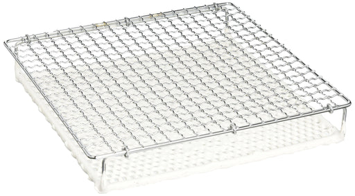 Maruju-Kanaami Wire Mesh Ceramic Grill Large 0703-002 22x22x4cm Made in Japan_1