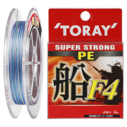 TORAY SUPER STRONG PE Boat F4 200m #3 16kg 5-colors Saltwater Fishing Line NEW_1
