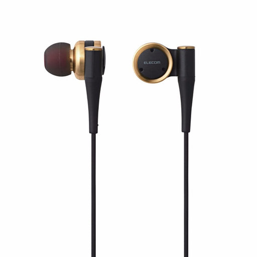 ELECOM EHP-CH2000 GD Hi-Res Stereo In-Ear Headphones Gold NEW from Japan_1