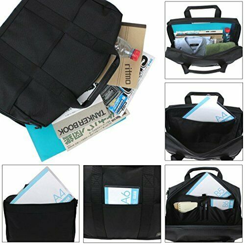 YOSHIDA PORTER STAGE 2WAY BRIEFCASE(L) Business Bag Black NEW from Japan_6
