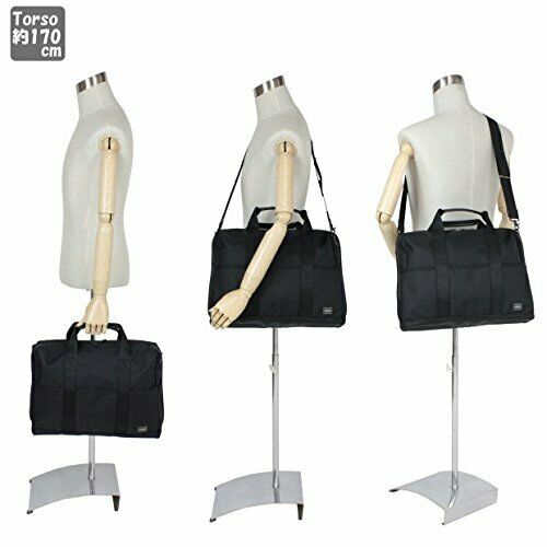 YOSHIDA PORTER STAGE 2WAY BRIEFCASE(L) Business Bag Black NEW from Japan_7
