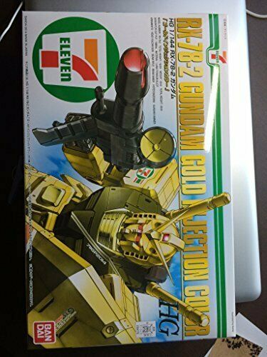 Bandai Seven Eleven Gundam Gold ver. HG 1/144 RX-78-2 Japan limited NEW_2