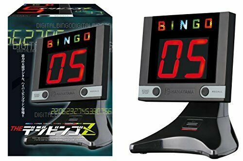 Hanayama Bingo Machine Digital Electronic THE Dejibingo Z Black NEW from Japan_1