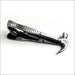 ISHOKUYA unique Tie Clasp Tie Clip hammer Brass Matte Silver Color 20x45mm NEW_2