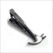 ISHOKUYA unique Tie Clasp Tie Clip hammer Brass Matte Silver Color 20x45mm NEW_5