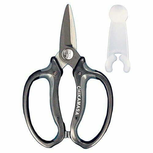 CHIKAMASA MF-8000B Flower Shears with Cap Sap-Resisting Blade NEW from Japan_1