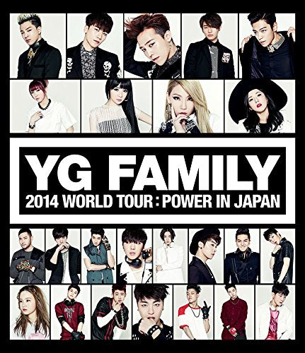 Blu-ray YG FAMILY WORLD TOUR 2014 POWER in Japan Standard Ed. AVXY-58262 NEW_1