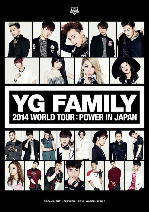 YG FAMILY WORLD TOUR 2014 POWER in Japan 3 DVD AVBY-58259 Standard Edition NEW_1