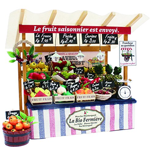 Billy handmade doll house kit Paris Marche Paris of the fruit shop 8843 NEW_1