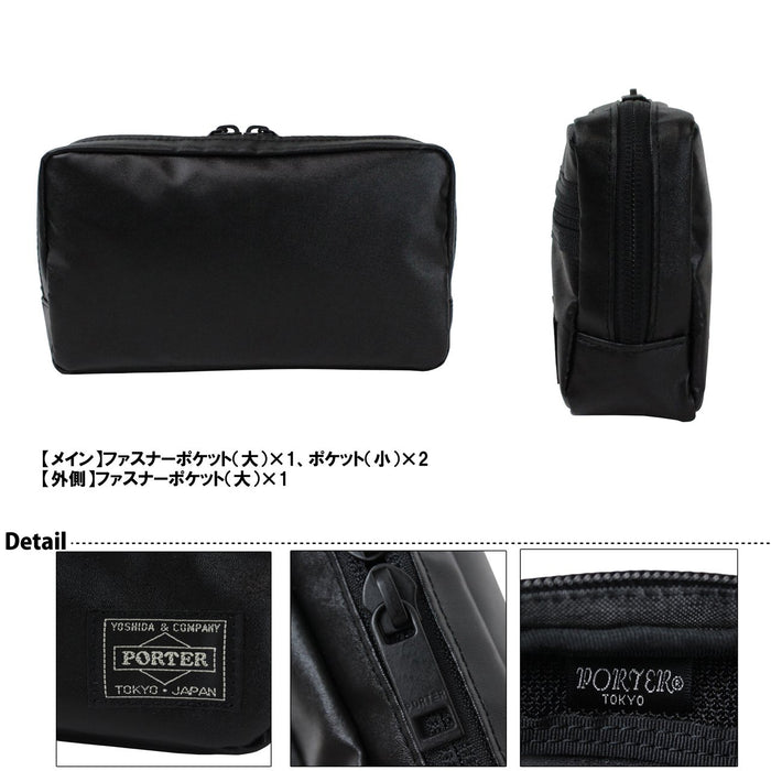 Yoshida Bag PORTER TACTICAL POUCH Black 654-07078 Made in JAPAN Polyester Nylon_3