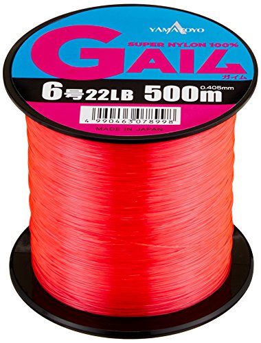 YAMATOYO Nylon Line GAIMU 500m No.6 22lb Pink NEW from Japan_1