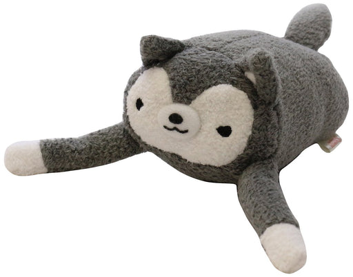 Shinada Global Nokkete Stucking Fumofumo-san Ruff Fluffy Plush Doll H5xW6xD11cm_1