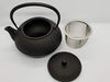 Iwachu iron kettle combined teapot 5type new Tortoise shell pattern 0.65L Black_5