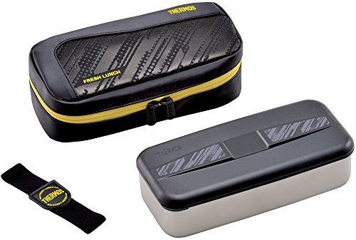 THERMOS Fresh Lunch Box 700ml Black DSD-701BK NEW from Japan_1
