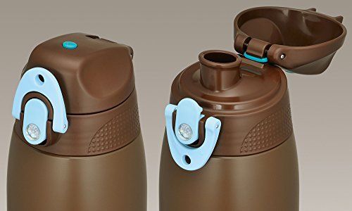 Thermos vacuum insulation 2 WAY bottle 1.0 L Flower Brown FFR - 1004 WF F - BW_6