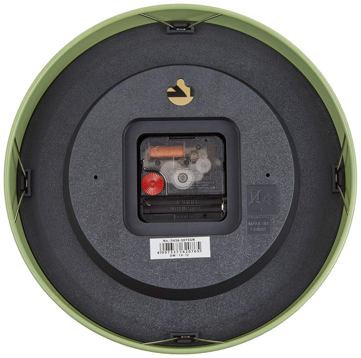 DULTON Wall clock S426-207SGN Sage Green Wall Clock Silent sweep movement NEW_3