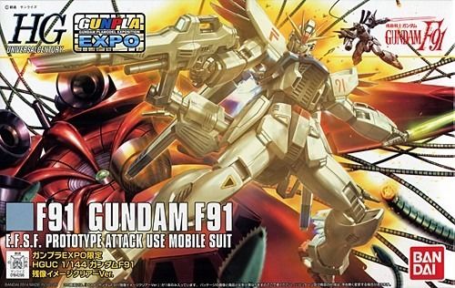 BANDAI HGUC 1/144 GUNDAM F91 CLEAR Ver Plastic Model Kit Gundam EXPO Limited NEW_1