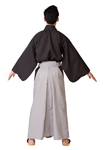 Japanese Men's Samurai Costume Jacket Hakama Set H180cm NEW_5