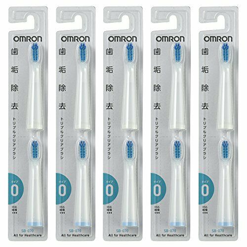 Omron Replacement Brush Triple Clear Brush SB-070-5P2 (Set of 5) NEW_2