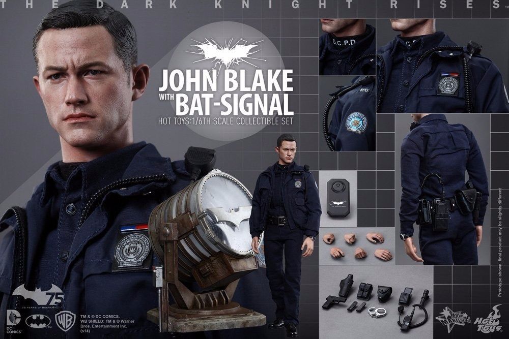 Movie Masterpiece Dark Knight Rises JOHN BLAKE 1/6 Action Figure Hot Toys Japan_6