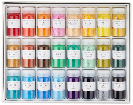 Nakagawa chalk Japanese painting paints Phoenix Suihi Paint 24color Set 00710_1