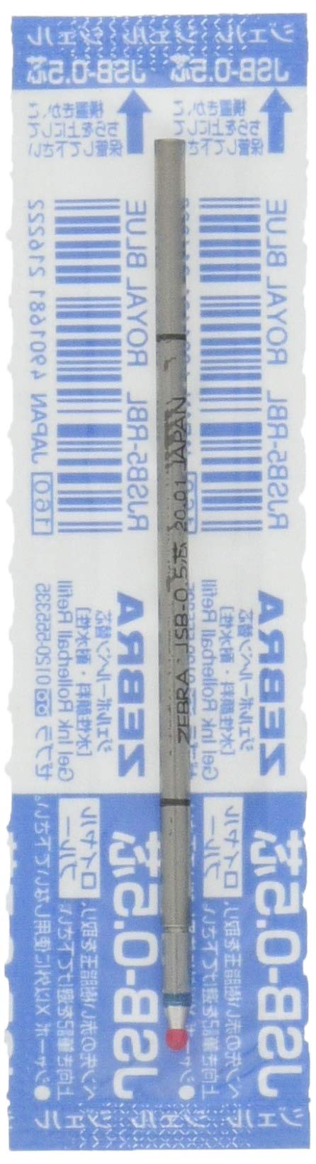 ZEBRA JSB-0.5 RJSB5-RBL ROYAL BLUE 0.5mm Gel Ink Refill for SHARBO X 10-Pack NEW_1
