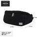 YOSHIDA KABAN PORTER BEAT WAIST BAG L 727-09048 Black W590xH160xD100mm NEW_2