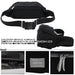 YOSHIDA KABAN PORTER BEAT WAIST BAG L 727-09048 Black W590xH160xD100mm NEW_3