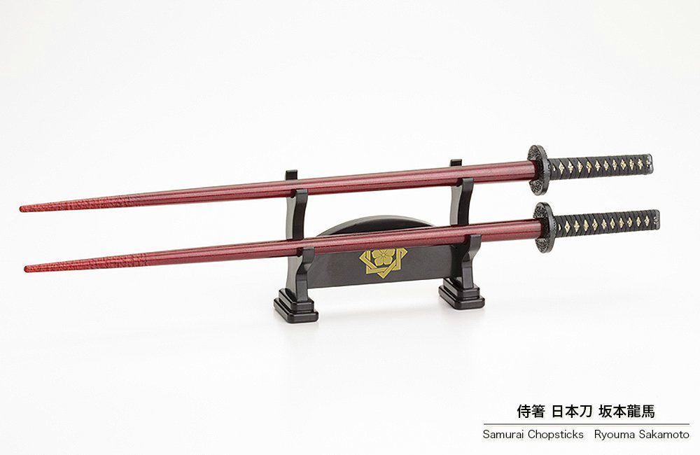 SAMURAI CHOPSTICKS Japanese Sword RYOMA SAKAMOTO KOTOBUKIYA from Japan_4