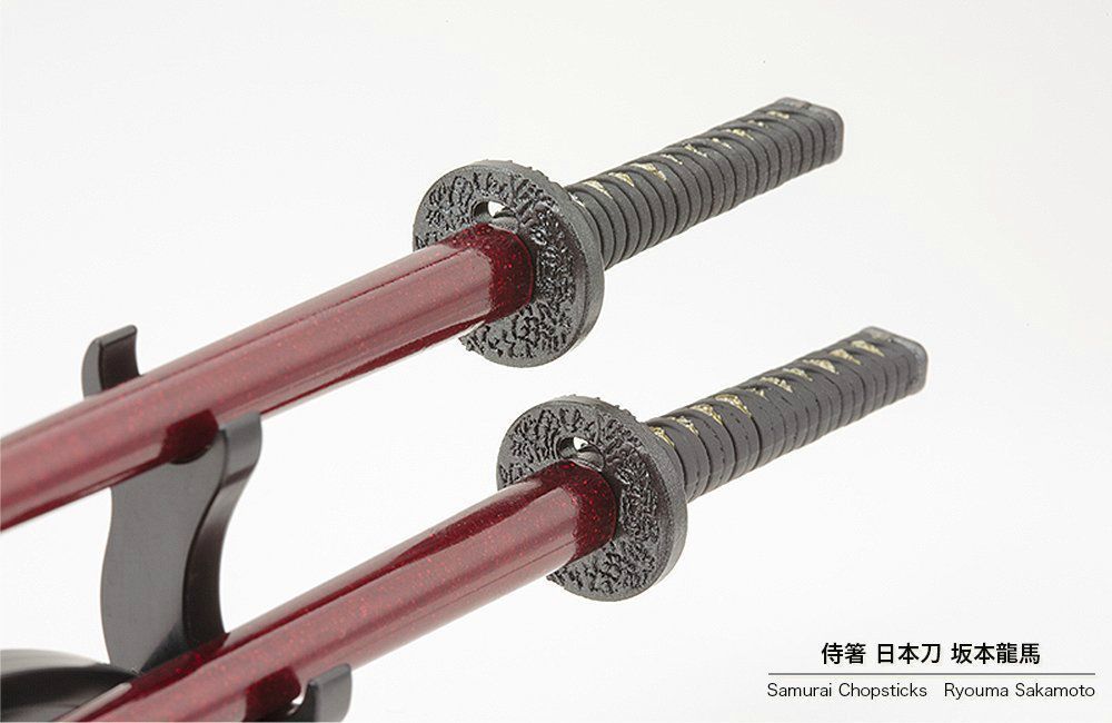 SAMURAI CHOPSTICKS Japanese Sword RYOMA SAKAMOTO KOTOBUKIYA from Japan_5