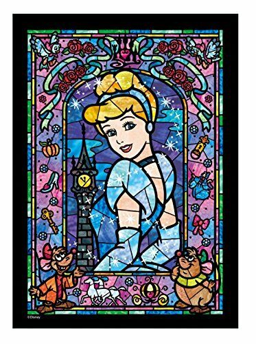 266 Pieces Jigsaw Puzzle Cinderella Stained Glass Tight Series Stained Art NEW_1