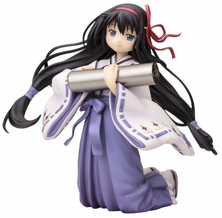Puella Magi Madoka Magica AKEMI HOMURA Miko 1/8 PVC Figure Kotobukiya NEW Japan_1
