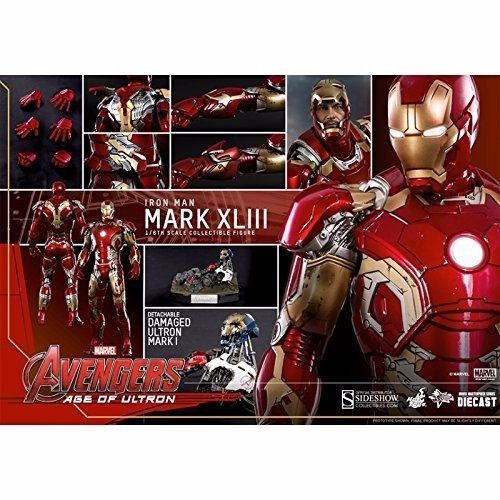 Movie Masterpiece DIECAST IRON MAN MARK 43 XLIII 1/6 Action Figure Hot Toys_7